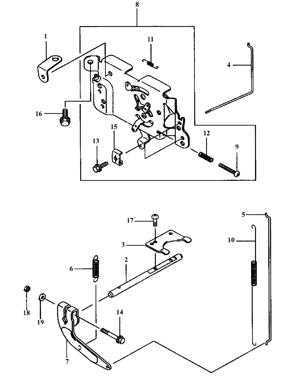 Fh500v-Cs14 Control Equipment Diagram and Parts List for H1748 55AE3D4S750-WAM Cub Cadet Lawn Mower